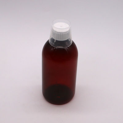 Material do corpo PET 300 ml PET frasco vazio de xarope para tosse com balança e tampa à prova de adulteração