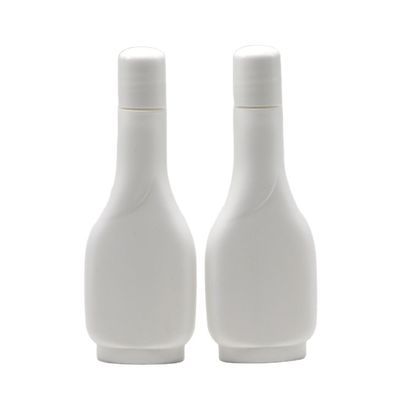 100 ml de frasco líquido plano de HDPE para loção ginecológica versátil multifuncional
