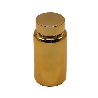 150ml PET revestido de ouro parafusos Cap recipiente de plástico suplemento de garrafa para promoção