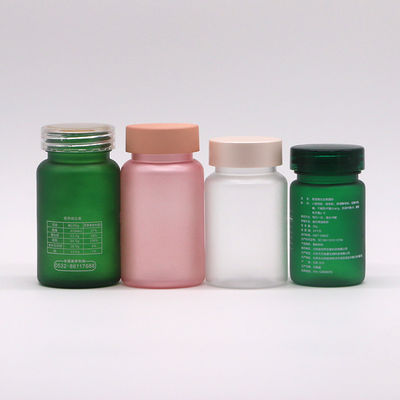PET Beauty Matte 70/100/150/200ML/CC Frasco de Suplemento de Saúde para Nutrição Dietética