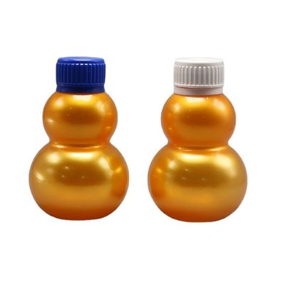 Botão de abóbora PET de 120 ml para produtos de saúde Capuz de parafuso de cor personalizável e amostra gratuita