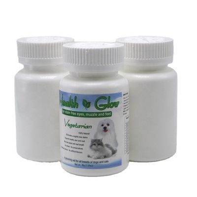 Adesivos de etiqueta de cor personalizados 100 ml frasco de plástico HDPE para cápsulas de pílula de suplemento