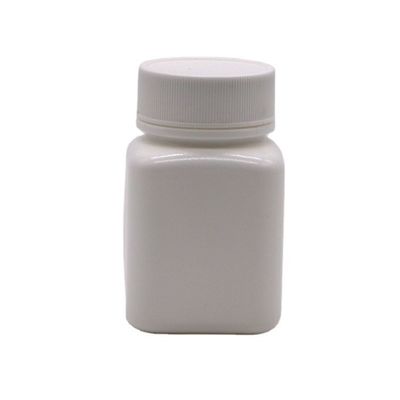 60 ml de frasco de plástico quadrado para comprimido
