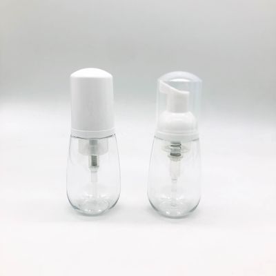 40 ml PET Mini espumante de bomba de garrafa para cuidados com a pele OEM Color/Print PET facial limpador