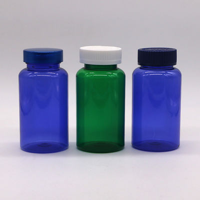 Capacetes resistentes a crianças Recipientes de pílulas PET para Farmácia Medicina Organização 250mL