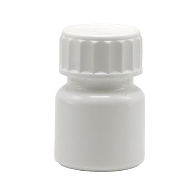 Logotipo personalizado 30ml PE White Pill Bottle Medicine com tampa de parafuso Alta Durabilidade