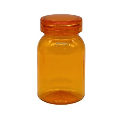 90ml PET Botão de plástico de pílula para pílula pó cápsula cápsula para comprimidos tampa de parafuso e serviço OEM