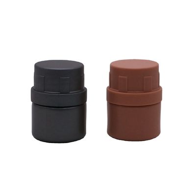 25 ml de frasco de cápsula de medicamento sólido vazio e recarregável em HDPE branco para pó químico