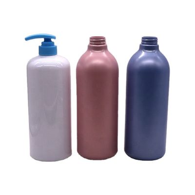 Botas redondas de capacidade de 1000 ml para lavagem corporal de loção de cor personalizada