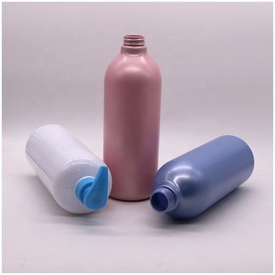 Botas redondas de capacidade de 1000 ml para lavagem corporal de loção de cor personalizada