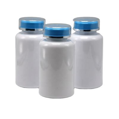 PET 200 ml Farmácia de prescrição garrafa de plástico branco para medicamento