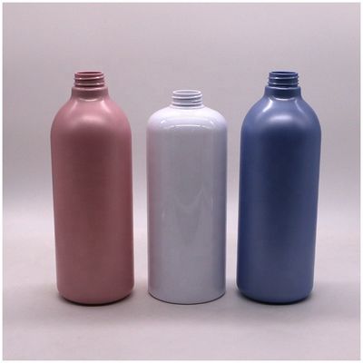 Botas redondas de capacidade de 1000 ml para lavagem corporal de loção de cor personalizada