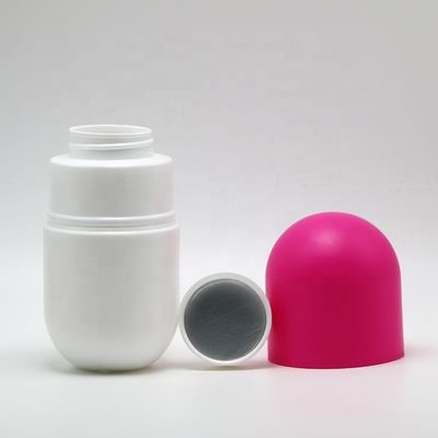 Botão de plástico em forma de cápsula de 120 ml/130 ml/180 ml de HDPE para suplemento dietético