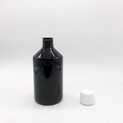 Material do colar PET Medicina líquida Contenedor de suplemento vitamínico com tampa à prova de crianças