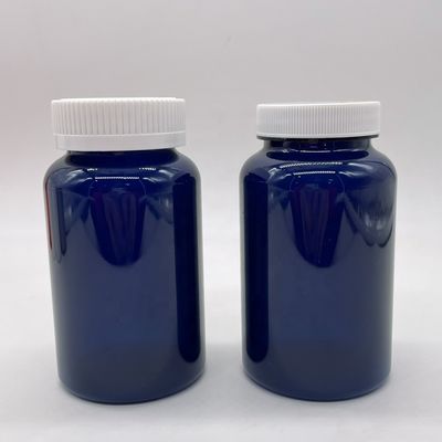 Etiquetas de cores personalizadas adesivos PET plástico 225ml 7.5oz recipiente de remédio com tampa