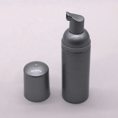 Garrafas espumantes de plástico branco Bomba para limpador facial PET garrafa dispensadora de espuma mousse