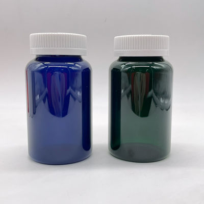 Etiquetas de cores personalizadas adesivos PET plástico 225ml 7.5oz recipiente de remédio com tampa