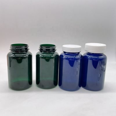 Etiquetas de cores personalizadas adesivos PET plástico 225ml 7.5oz recipiente de remédio com tampa