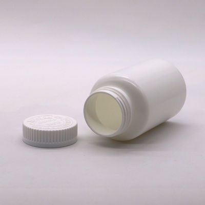 Cápsula redonda de plástico HDPE de 275 ml para organização de comprimidos e cápsulas