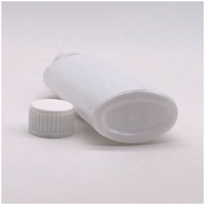 Botão de enxaguante bucal PET de impressão personalizado de 200 ml com tampa branca e tampa impressa