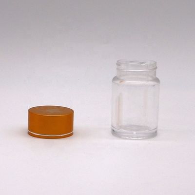 Farmácia Comprimidos de Medicamento Contenedor de 30 ml Garrafa de plástico PS de camada dupla com tampa de alumínio