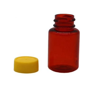 Garrafa de líquido de plástico PET estéril industrial de 30 ml com inserção e design à prova de fugas