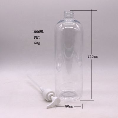 1L PET fina spray plástico gatilho espumante frasco de névoa para industrial e planta Mister