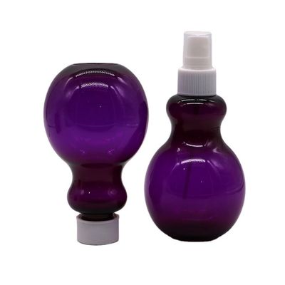 225 ml PET Bottle de Spray em forma de pera de cor personalizada para solução de embalagem cosmética