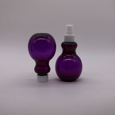 225 ml PET Bottle de Spray em forma de pera de cor personalizada para solução de embalagem cosmética