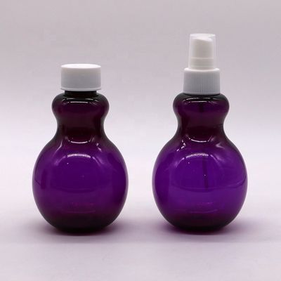 225 ml PET Bottle de Spray em forma de pera de cor personalizada para solução de embalagem cosmética