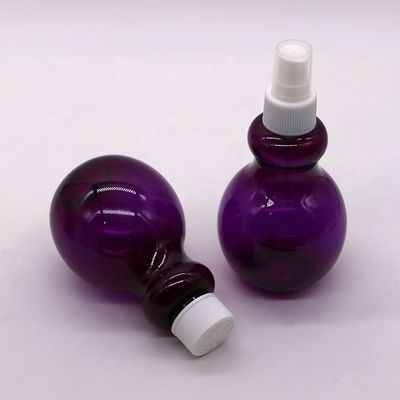 225 ml PET Bottle de Spray em forma de pera de cor personalizada para solução de embalagem cosmética