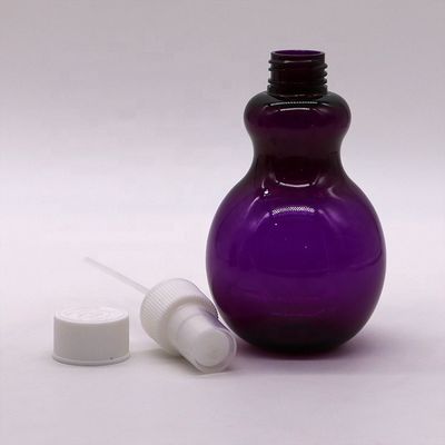 225 ml PET Bottle de Spray em forma de pera de cor personalizada para solução de embalagem cosmética
