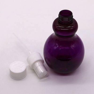 225 ml PET Bottle de Spray em forma de pera de cor personalizada para solução de embalagem cosmética