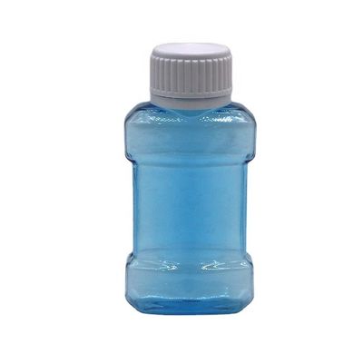 75 ml PET líquido plástico frasco de enxaguante bucal para enxaguante bucal líquido em cor personalizada