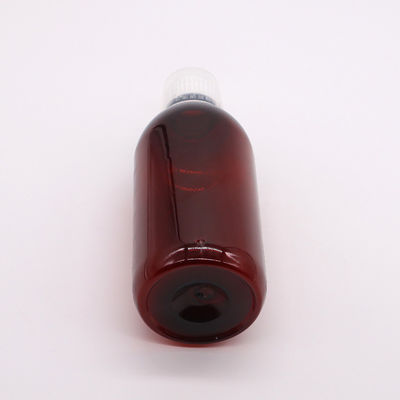 Material do corpo PET 300 ml PET frasco vazio de xarope para tosse com balança e tampa à prova de adulteração
