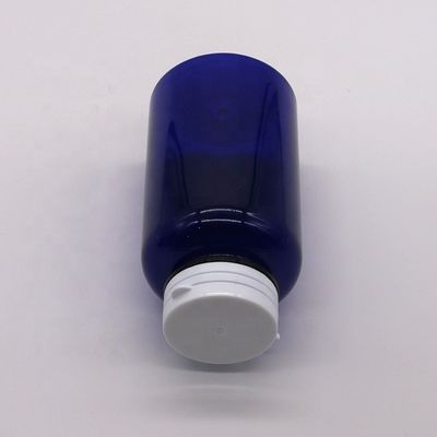 Botelha de plástico PET redonda de 200cc para suplemento de cápsula