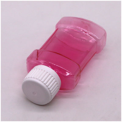 75 ml PET líquido plástico frasco de enxaguante bucal para enxaguante bucal líquido em cor personalizada