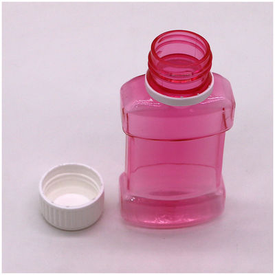 75 ml PET líquido plástico frasco de enxaguante bucal para enxaguante bucal líquido em cor personalizada