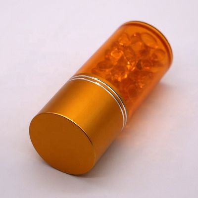 70 mL Botão PET Transparente Pilha/Cápsula/Tableta Medicamento Sólido Tipo de vedação SCREW CAP