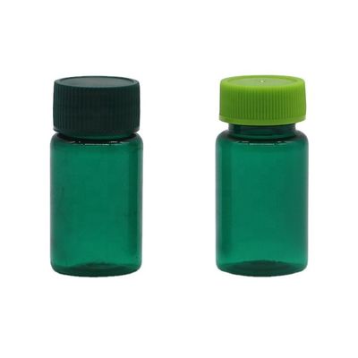 Material do colar PET 20 ml/CC Frasco de medicamento líquido com tampa