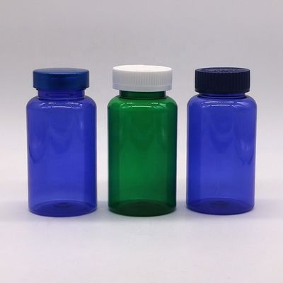 250 ml frascos de pílulas de medicamentos recipientes de cápsulas de pílulas com tampas à prova de crianças feitas de PET