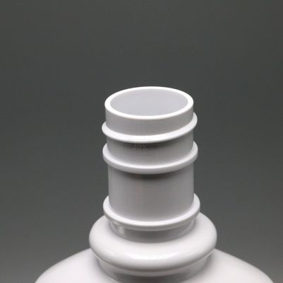 Garrafa de enxaguante bucal de plástico PET de pescoço longo 250 ml para embalagem de enxaguante bucal branco vazio