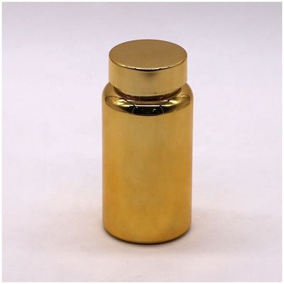 150 mL/5 oz Botão PET personalizado para comprimidos/cápsulas/pólvora/pílula medicina e tampa em relevo