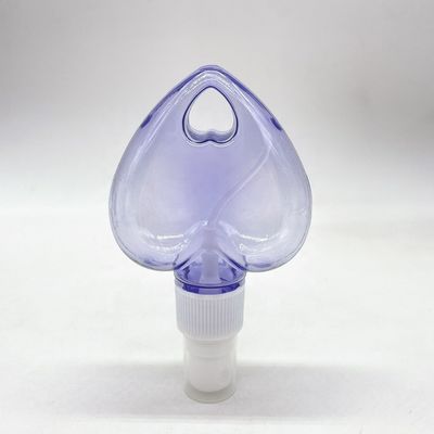 PET coração / forma de folha frasco de spray de plástico com cadeia de chave pendurada colar Material PET