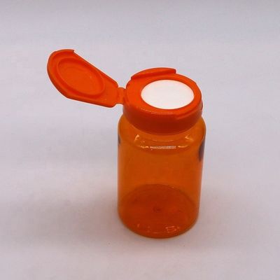 150 ml PET Bottle de cápsula de cor personalizada com tampa de flip top Biodegradable Medicine Bottle