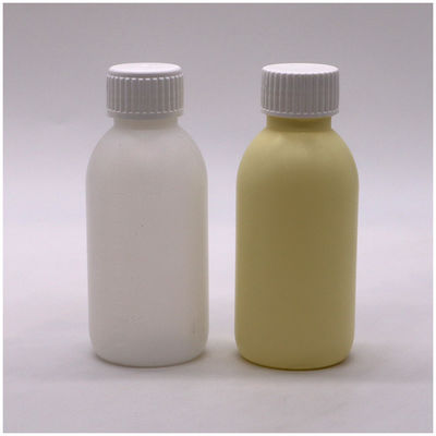 CAPEÇÃO DE VÍCULA 120mL / 4oz garrafa de xarope PE para embalagem de líquido de medicina de cor personalizada