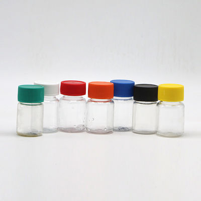 Botões de plástico PET de 15 ml para recipientes de farmácia e cápsulas de pílulas