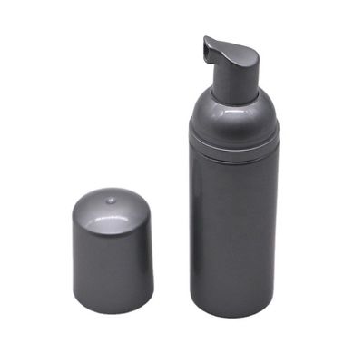 Embalagem de plástico Mini garrafa de viagem 50ml PET Mousse garrafa de espuma com logotipo personalizado