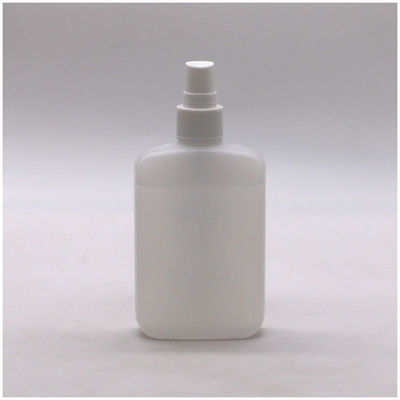 Garrafa cosmética quadrada plana de 120 ml de HDPE com cor personalizada e tampa giratória