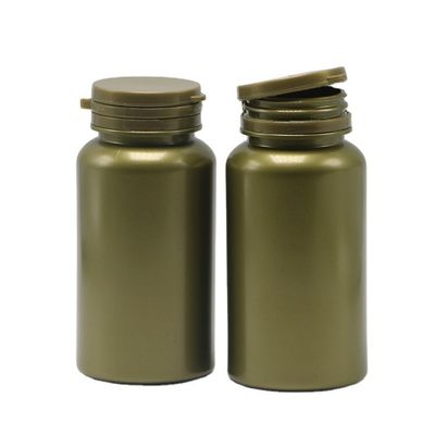 150 ml PET Vazio Plastico Sólido em Pó Botões Químicos de Medicamento com Chave de Anel de Puxação